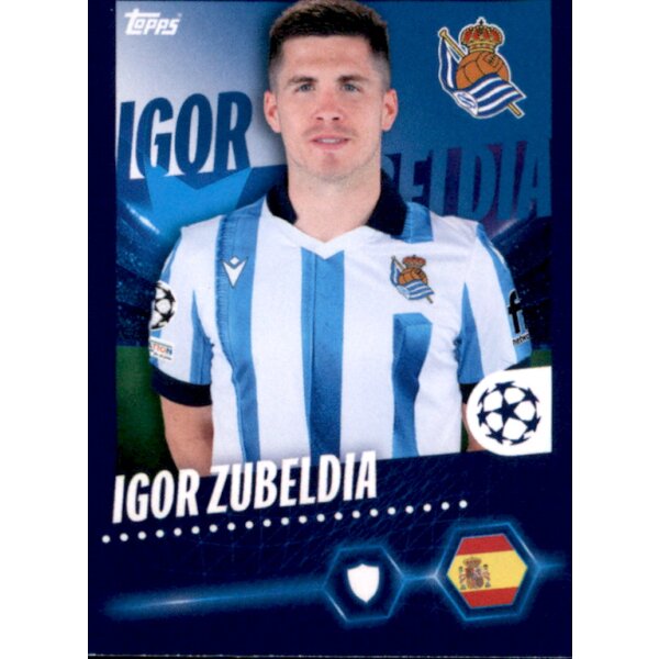 Sticker 434 Igor Zubeldia - Real Sociedad de Futbol