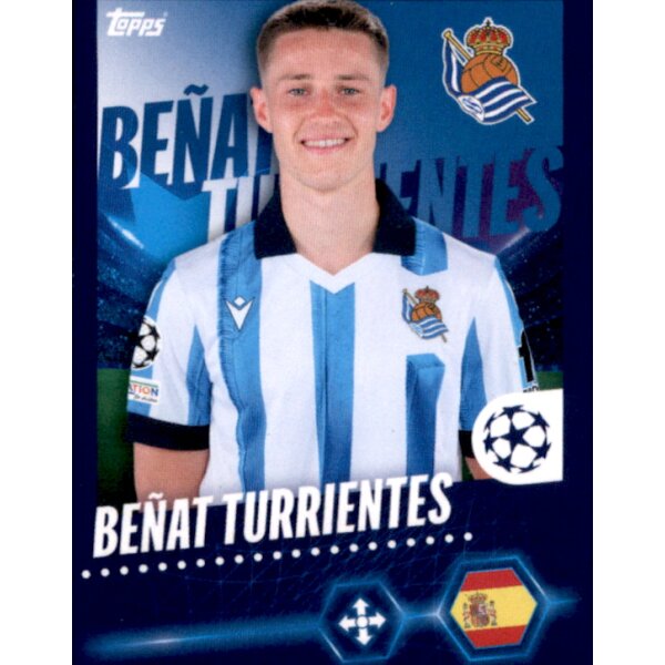 Sticker 440 Benat Turrientes - Real Sociedad de Futbol