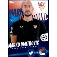 Sticker 447 Marko Dmitrovic - Sevilla FC