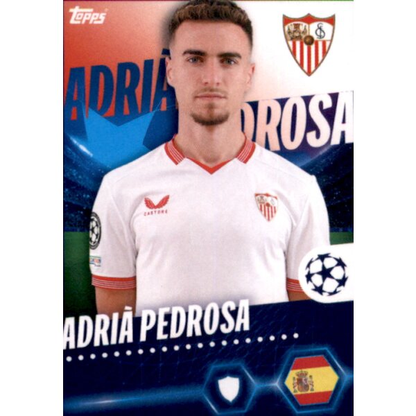 Sticker 448 Adria Pedrosa - Sevilla FC