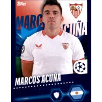 Sticker 450 Marcos Acuna - Sevilla FC