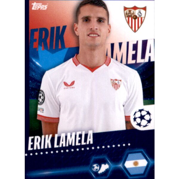 Sticker 462 Erik Lamela - Sevilla FC