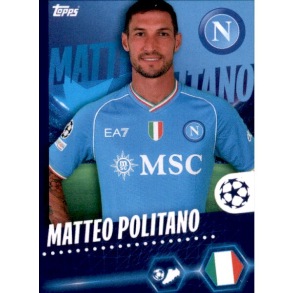 Sticker 518 Matteo Politano - SSC Napoli