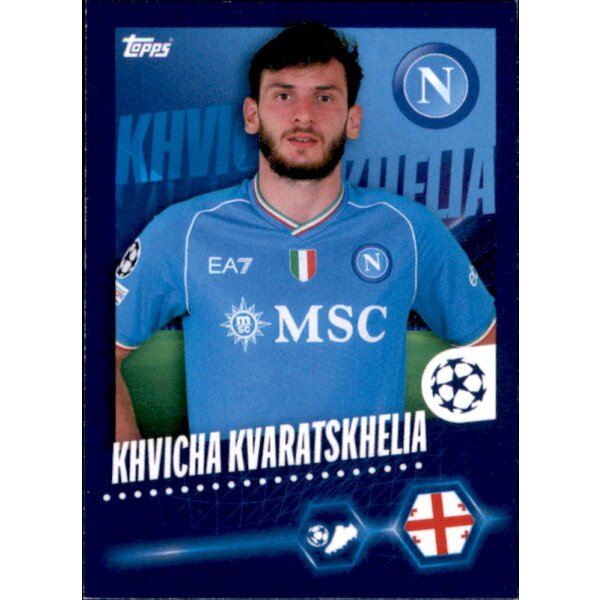 Sticker 519 Khvicha Kvaratskhelia - SSC Napoli