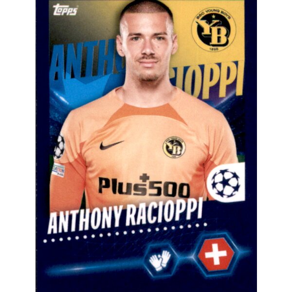 Sticker 523 Anthony Racioppi - BSC Young Boys