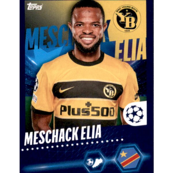 Sticker 537 Meschack Elia - BSC Young Boys