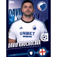 Sticker 544 Davit Khocholava - F.C. Copenhagen