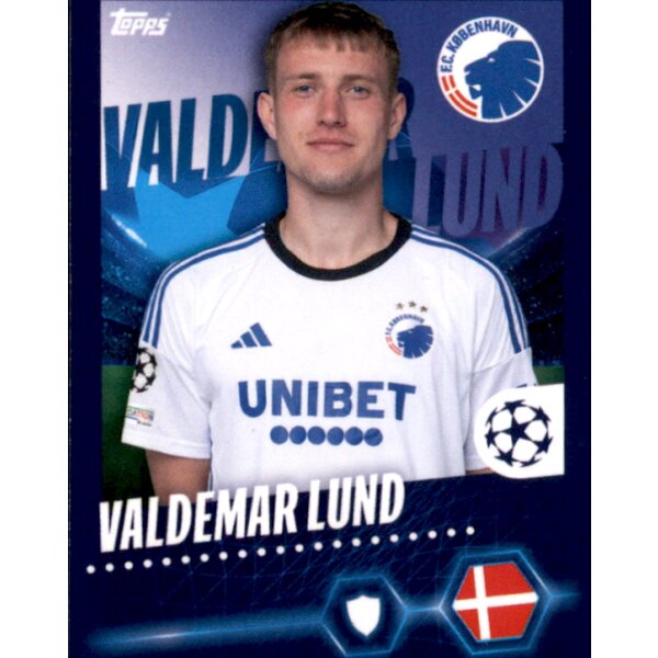 Sticker 545 Valdemar Lund - F.C. Copenhagen