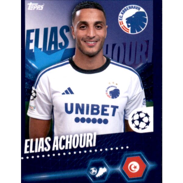 Sticker 554 Elias Achouri - F.C. Copenhagen