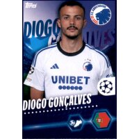 Sticker 555 Diogo Goncalves - F.C. Copenhagen