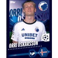 Sticker 556 Orri Oskarsson - F.C. Copenhagen