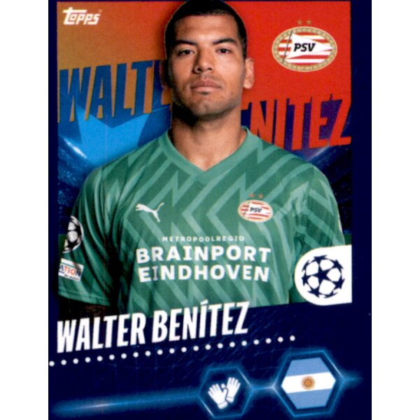 Sticker 580 Walter Benitez - PSV Eindhoven