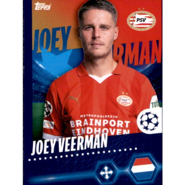 Sticker 587 Joey Veerman - PSV Eindhoven