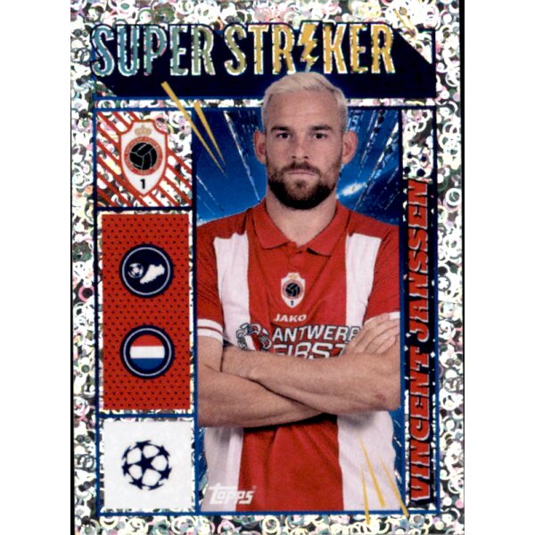 Sticker 614 Vincent Janssen (Super Striker) - Royal Antwerp FC