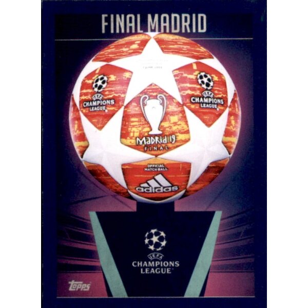 Sticker 654 Final Madrid 2019 - Ball