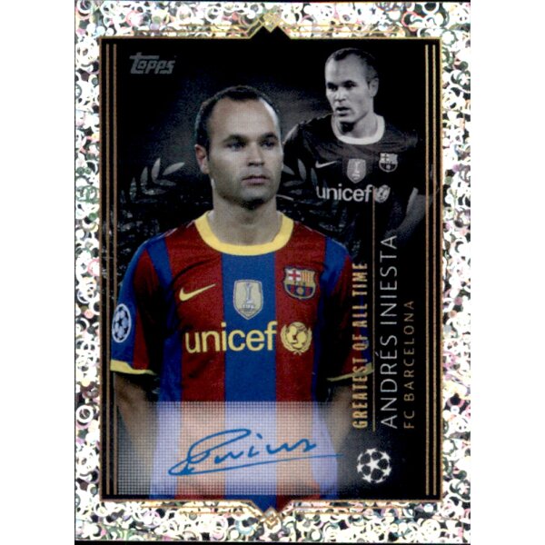 Sticker 737 Andres Iniesta - Andres Iniesta - Vote for the G.O.A.T