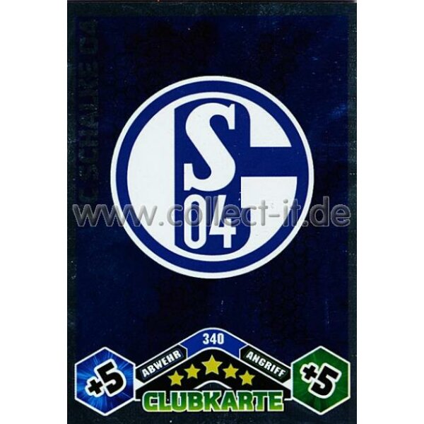 MX-340 - FC SCHALKE 04 - Clubkarte - Saison 10/11