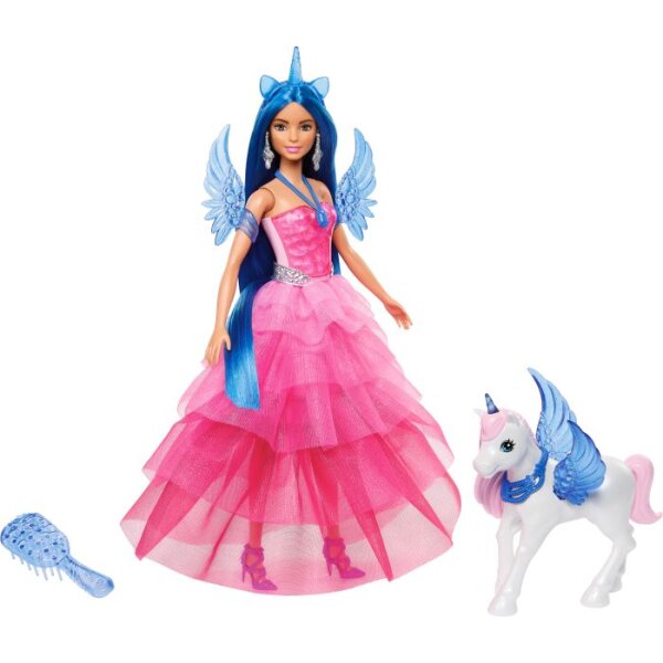 BRB Saphire Einhornpuppe mit blauen Haar