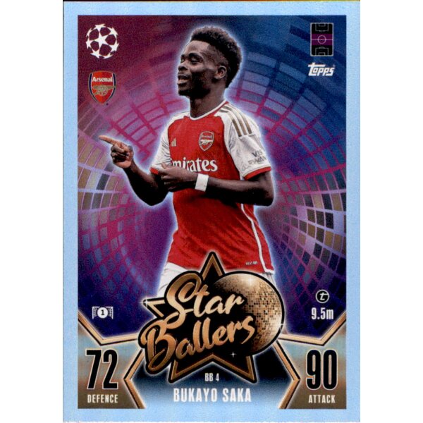 BB 4 - Bukayo Saka - Star Baller - 2023/2024