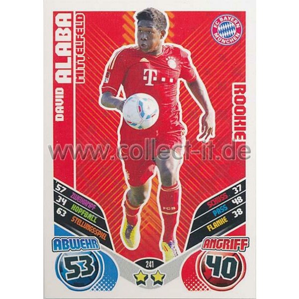 MX-241 - DAVID ALABA - Rookie - Saison 11/12