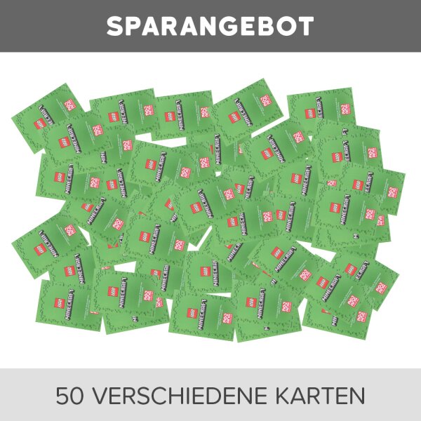 LEGO Minecraft Serie 1 Trading Cards - 50 verschiedene, zufällige Karten