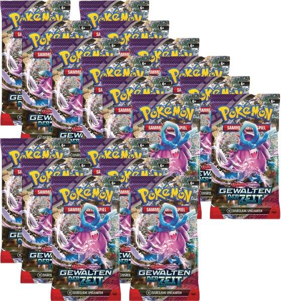 Pokemon KP05 Gewalten der Zeit - 18 Booster - Deutsch