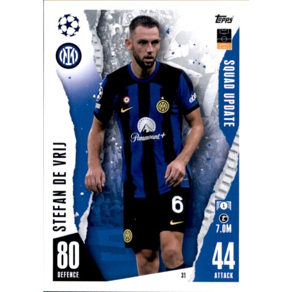 31 - Stefan de Vrij - Squad Update - 2023/2024