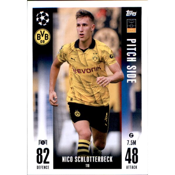 110 - Nico Schlotterbeck - Pitch Side - 2023/2024