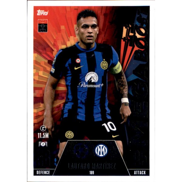 189 - Lautaro Martinez - Mega Boost - 2023/2024