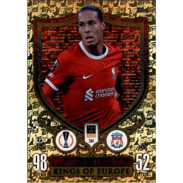 284 - Virgil van Dijk - Kings of Europe - 2023/2024