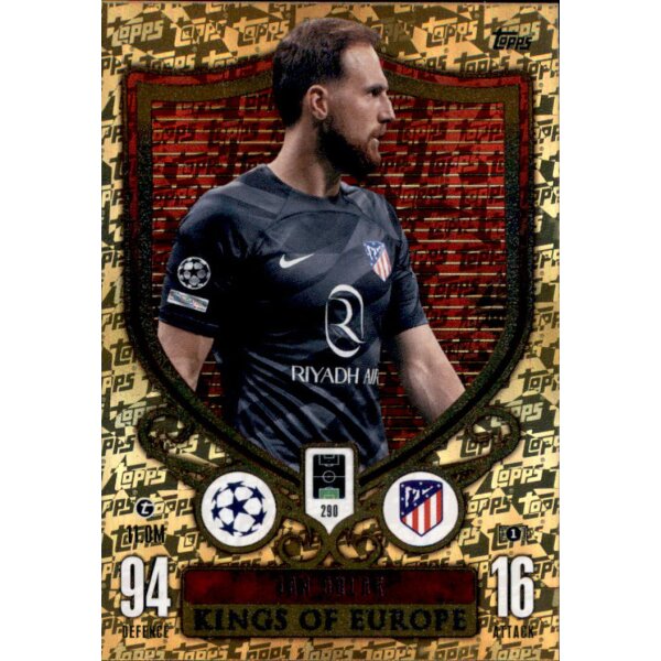 290 - Jan Oblak - Kings of Europe - 2023/2024