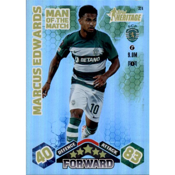 324 - Marcus Edwards - Man of the Match Heritage - 2023/2024