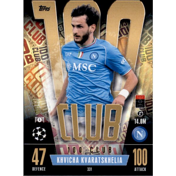 331 - Khvicha Kvaratskhelia - 100 Club - 2023/2024