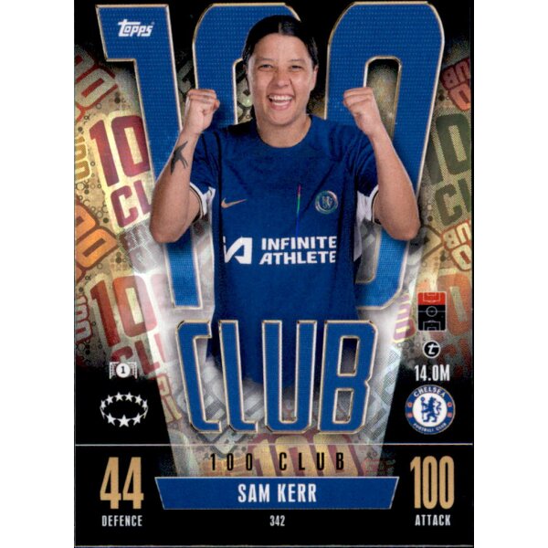 342 - Sam Kerr - 100 Club UEFA Womens Champions League - 2023/2024