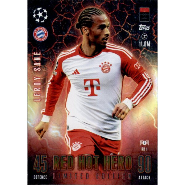RH 1 - Leroy Sane - Fire & Ice - Red Hot Hero Limited Edition - 2023/2024