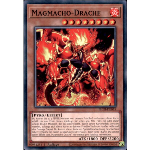 PHNI-DE025 - Magmacho-Drache - 1. Auflage