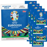 UEFA EURO 2024 Germany - Sammelsticker - 1 Starter Pack +...