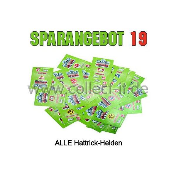 Match Attax - Spar 18 - Saison 11/12 - ALLE Hattrick Helden