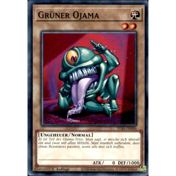 STAS-DE006 - Grüner Ojama - 1. Auflage