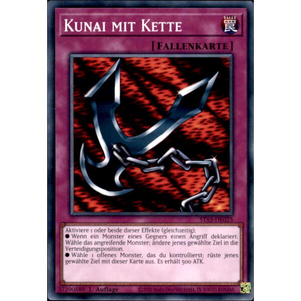 STAS-DE025 - Kunai mit Kette - 1. Auflage