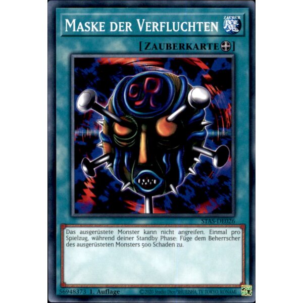 STAS-DE026 - Maske der Verfluchten - 1. Auflage