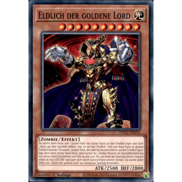 STAX-DE016 - Eldlich der goldene Lord - 1. Auflage