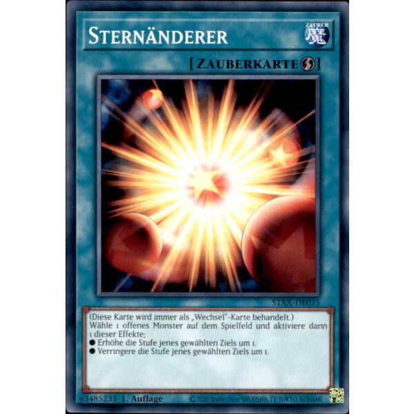 STAX-DE035 - Sternänderer - 1. Auflage