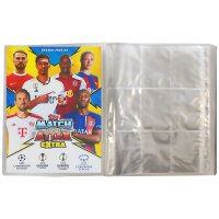 Match Attax Champions League 2023/24 EXTRA - Trading Cards - 1 Leere Sammelmappe + 50 verschiedene, zufällige Karten