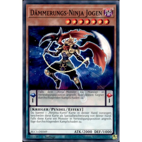 BLC1-DE049 - Dämmerungs-Ninja Jogen - 1. Auflage