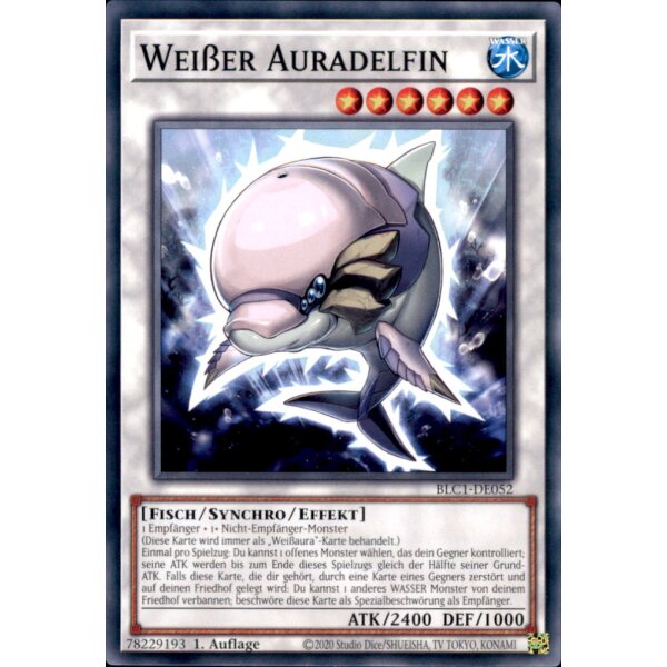 BLC1-DE052 - Weißer Auradelfin - 1. Auflage