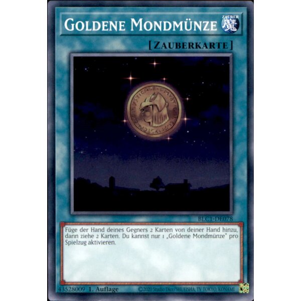 BLC1-DE078 - Goldene Mondmünze - 1. Auflage