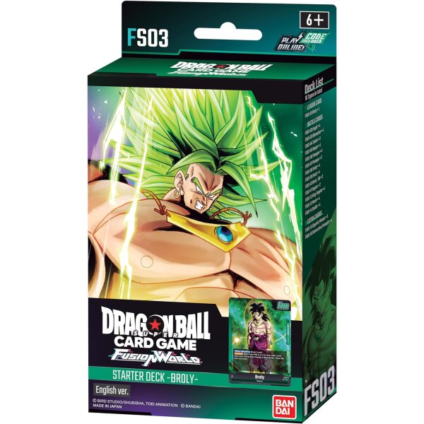 Dragon Ball Super Card Game - Fusion World - Starter Deck - Broly FS03 - Englisch