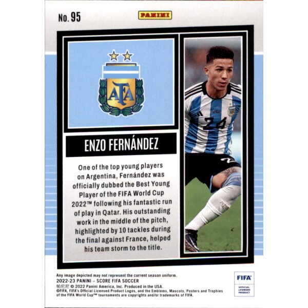 95 - Enzo Fernandez - Rookie Card - SCORE 2022/2023