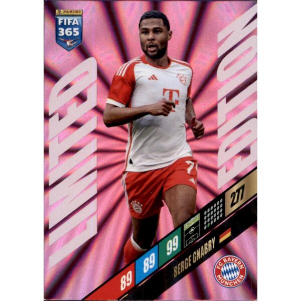 Serge Gnabry - Limitierte Karte - Adrenalyn XL